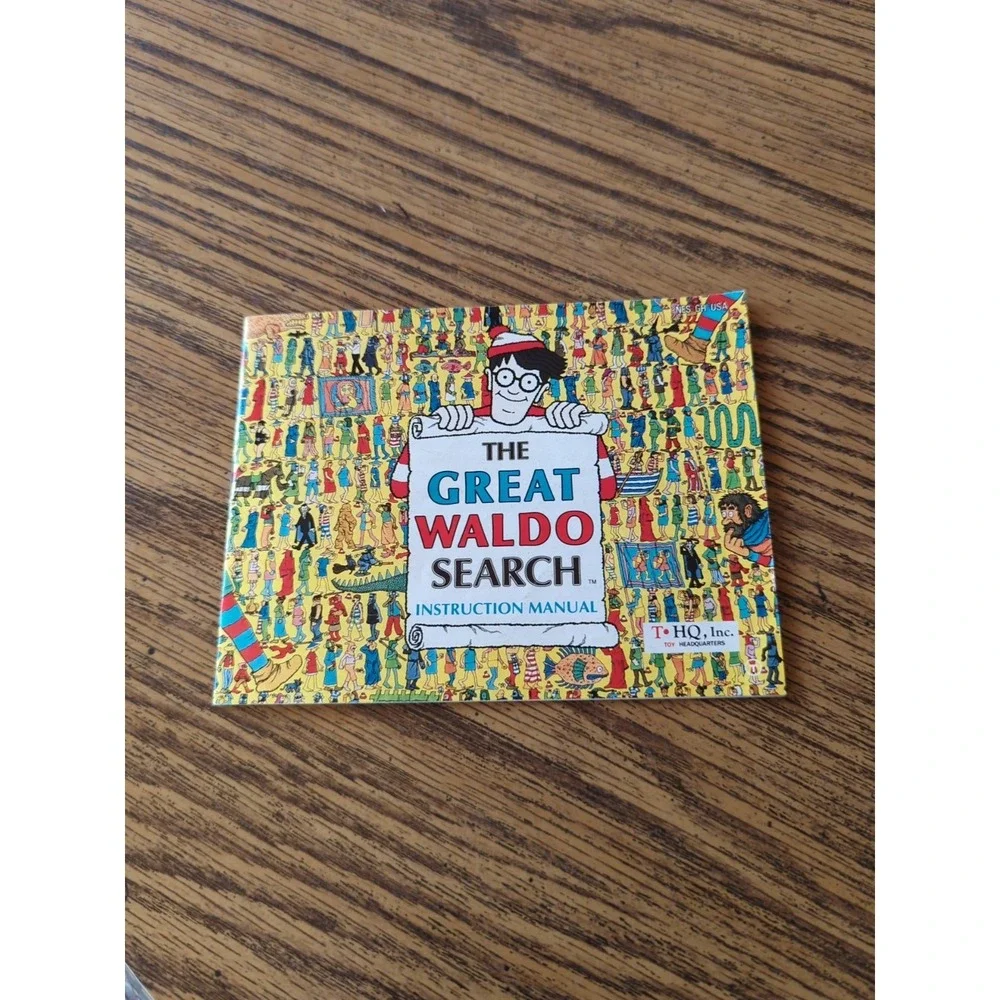 Original Vintage NES Nintendo‎ The Great Waldo Search Instruction Booklet ONLY!